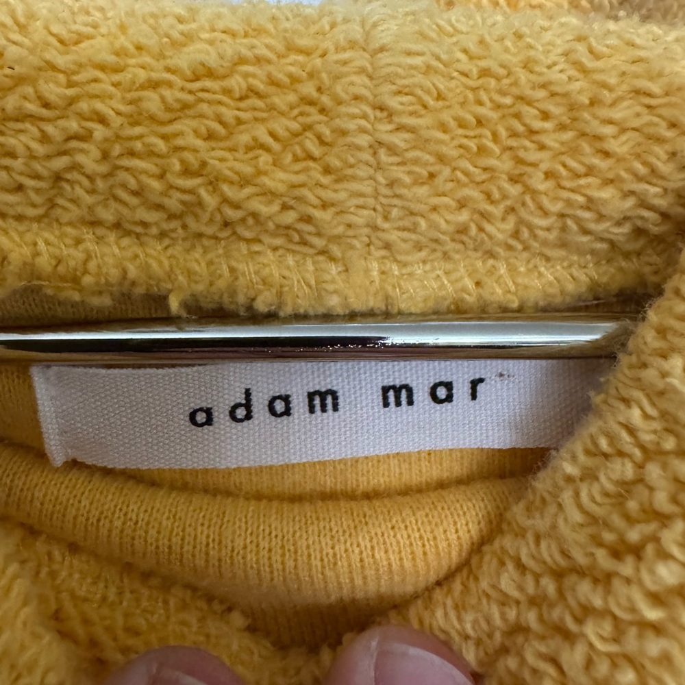 Light Muted Yellow ADAM MAR High End Surf Hoodie Men’s XL MINTY - Picture 4 of 4